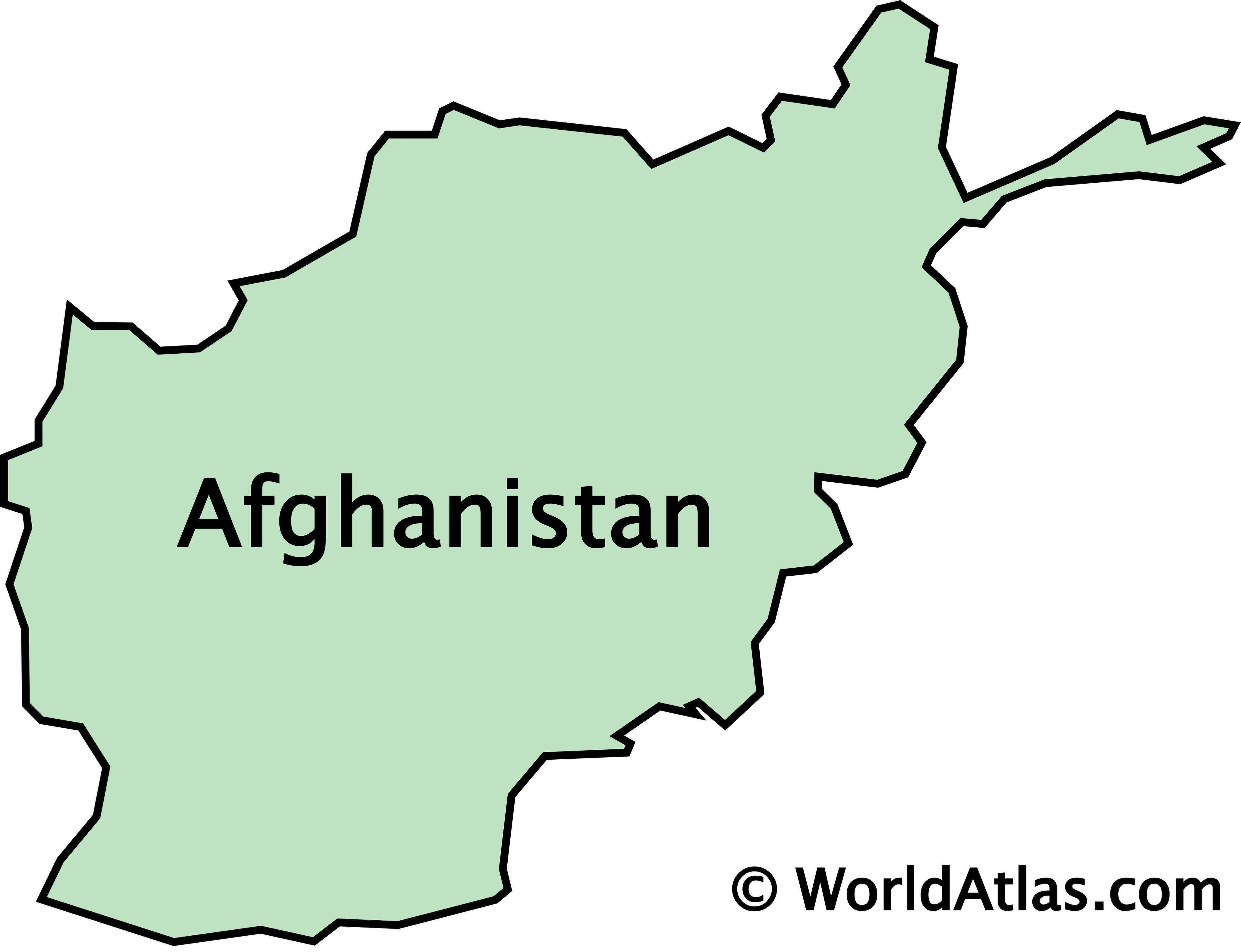 Map Afghanistan