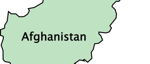 Map Afghanistan