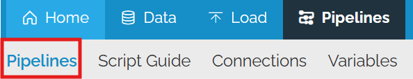 Image showing the navigation to to the Pipeline page