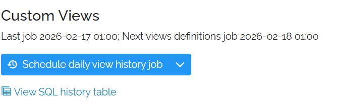 Image showing the new mart form. To the right is a red box around the "Custom Views" area