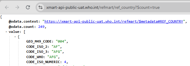 data retrieval with count of rows